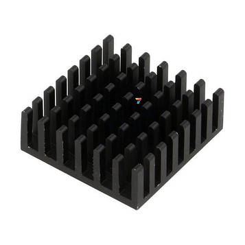 ICKBGA27X27X10 Радіатор: штампований: чорний: L: 27мм: W: 27мм: H: 10мм: алюміній