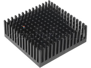 ICKPGA18X18 Радіатор: штампований: алюміній: чорнений: L: 45,7мм: W: 45,7мм