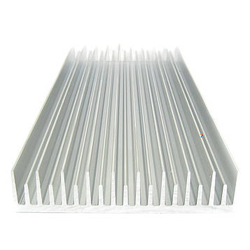 ALPR-050X120X26 Радіаторний профіль, без покриття, Периметр - 859 мм, Сплав АД31Т5, Вага 1 м.п. - 3,425 кг, Розміри: 050Х120Х26