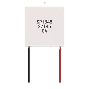 SP1848-27145-120 Термогенераторний модуль, заснований на ефекті Зеєбека. Розміри: 40х40х4 мм. Робоча температура: до 120 С