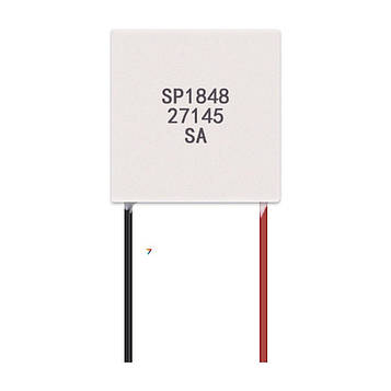 SP1848-27145-150 Термогенераторний модуль, заснований на ефекті Зеєбека. Розміри: 40х40х4 мм. Робоча температура: до 150 С
