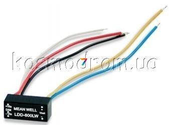 LDD-700LW DC-DC перетворювач - Монтаж: провід: P вих: 22,4 Вт: U вх: 9 ... 36 В: Вихід 2-32 В. 700 мА: Можливості: драйвер