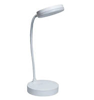 Настільна лампа з LED 10 кругла USB 5V white