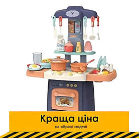 Кухня дитяча (плита, мийка вода, що ллється, звук, світло, посуд, продукти, 29 елементів) 889-175 Акція до 24.11