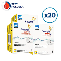Сенсор FreeStyle Libre 3 (Фристайл Лібре 3) 20 уп.