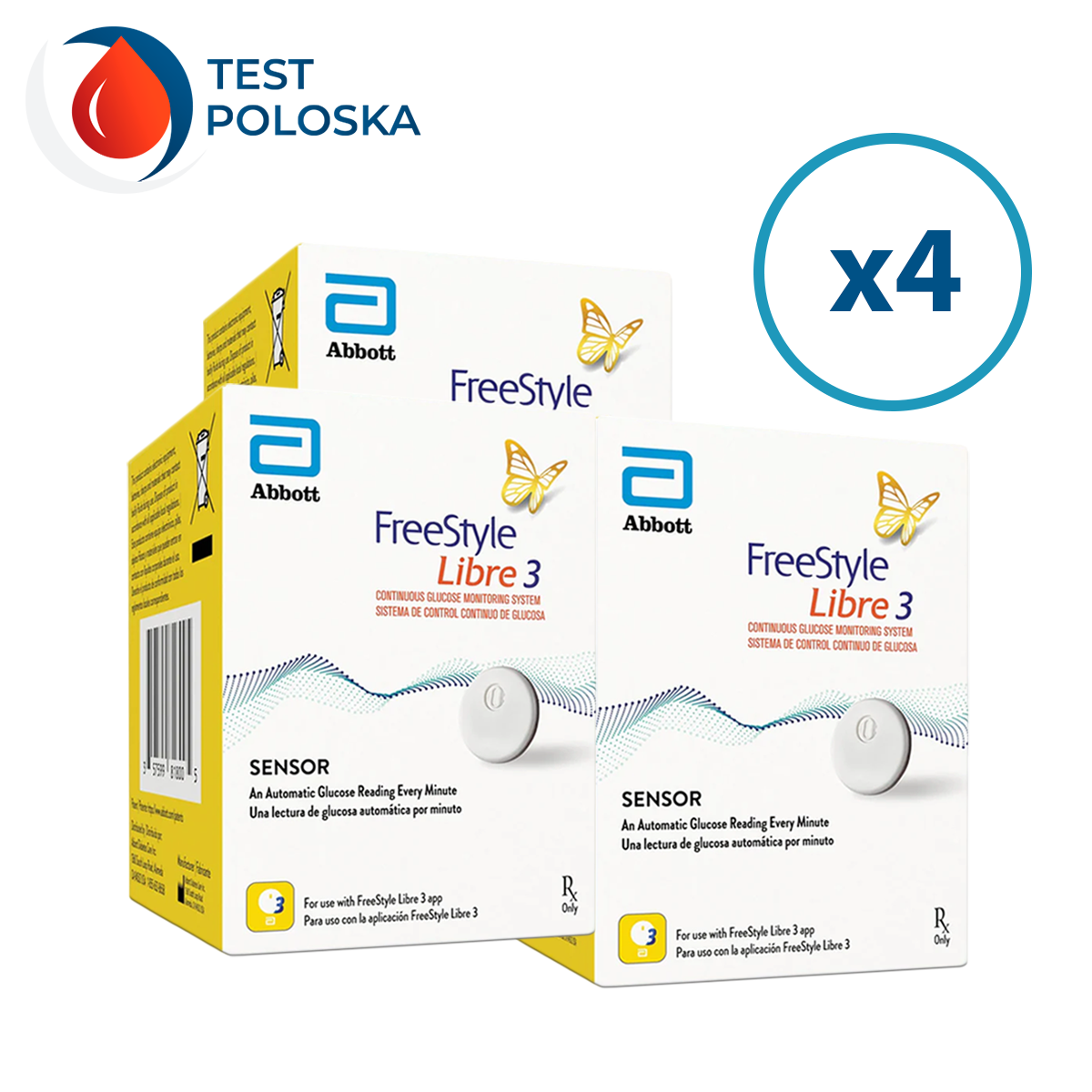 Сенсор FreeStyle Libre 3 (Фристайл Либре 3) 4 уп.