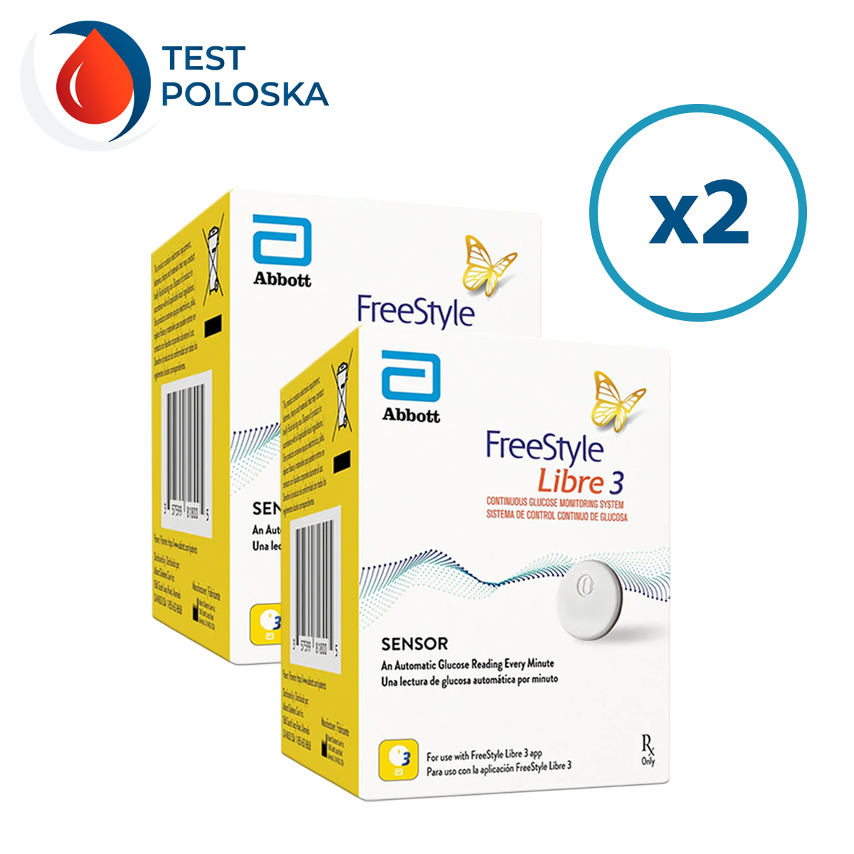 Сенсор FreeStyle Libre 3 (Фристайл Либре 3) 2 уп.