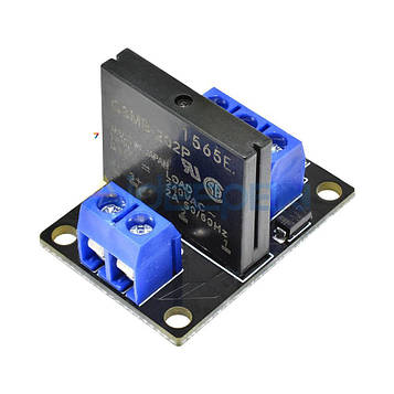 1 Channel 5V SOLID State Relay Module Low Level Trigger Одноканальний модуль на основі твердотільних реле OMRON. Низький рівень