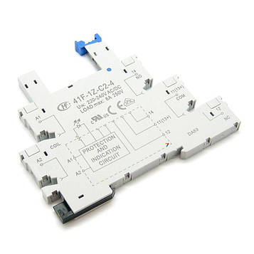 41F-1Z-C2-4 Панелька: PIN: 5: 6А: 250VAC: Монтаж: DIN: Виводи: гвинтові клеми