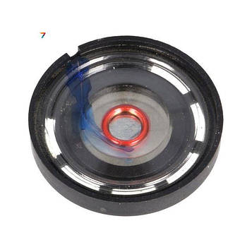 LD-SP-2908 Динамік: мініатюрний, майларовий: 0,5 Вт: 8Ом: Ø29x9,3мм: 0 - 4000Гц