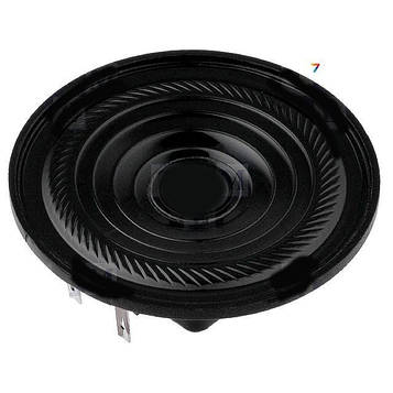 VS-K64WP-50 Динамік, мініатюрний, майларовий, універсальний, 2 Вт, 50 Ом, діаметр: 64 мм