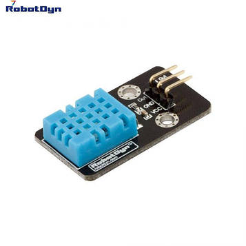 DHT11 Temperature Humidity Sensor Датчик призначений для одночасного вимірювання температури і вологості