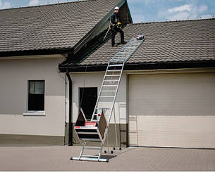 Покрівельний підйомник, алюмінієва лебідка, електропідйомник, транспортний візок, Baulich