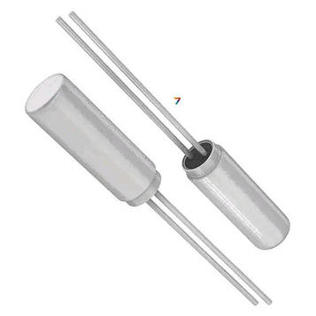 AB26T-32.768KHZ Кристал, 32.768kHz ± 20ppm Crystal 12.5pF 35 kOhms Cylindrical Can, Radial