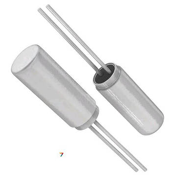 AB38T-32.768KHZ Кристал, 32.768kHz ± 20ppm Crystal 12.5pF 30 kOhms Cylindrical Can, Radial