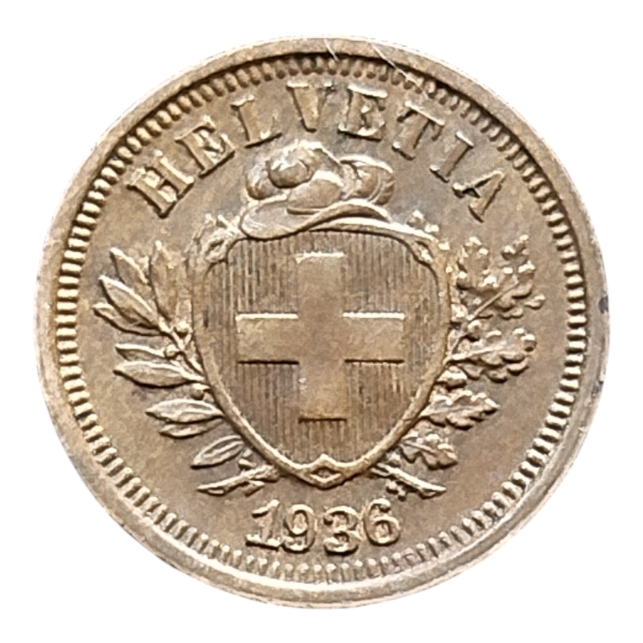 Швейцарія 1 раппен, 1936, фото 1