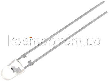 BPW85B Фототранзистор: 3 мм: 830нм: 70В: 50 °: Лінза: прозора