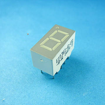 E10361-G-UG-8-W Світлодіодний індикатор, загальний анод, висота символу: 9,14 мм, Односимвольний, колір світіння: зелений