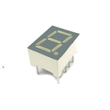 E10391-G-UR1-8-W Світлодіодний індикатор, загальний АНОД, висота символу 10,0 мм, Односимвольний, колір світіння червоний