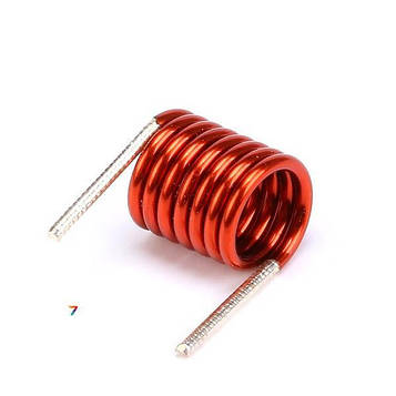 3.5*7.5T*0.7 FM Coil Inductor Одношарова мідна котушка індуктивності, діаметр 3,5 мм. Кількість витків: 7,5. Діаметр дроту: 0,7