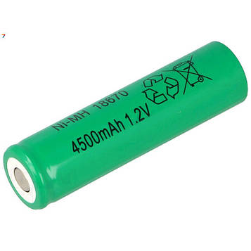 ACCU-4/3A-4500JJJ Аккум: Ni-MH, 4 / 3A, 4 / 3R23, 1,2В, 4500мАч, D18x67мм
