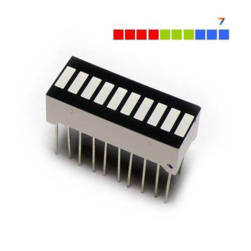 OSX10201-RGB1 Довжина: 25,5 мм. Колір: червоний & жовто-зелений & синій. Яскравість (mcd): 35/35/50. Довжина хвилі (нм):