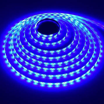 2835 60 LED 12V Not Waterproof blue Світлодіодна стрічка 60 світлодіодів/метр. Ціна на бухту 5 метрів. Синій