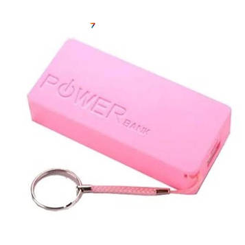 18650x2 USB Power Bank PINK BOX Корпус для самостійного збирання Power Bank на основі 2 шт Li-Ion акумуляторів типу 18650