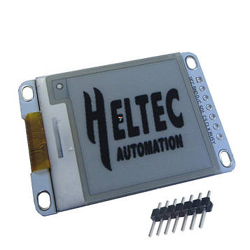 E-Ink Module 1.54 Inch Дисплей 1,54 дюйма. Технологія: E-Paper. контролер: IL3829. Роздільна здатність: 200х200 точок. SPI
