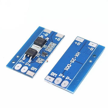 18650 2S 8A Battery Protection Board Модуль захисту літієвих акб 18650. BMS 2S, 8A. Номінальна напруга: 7.4-8.4 В. Максимальний
