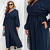 Красива жіноча сукня максі великого розміру, фото 5