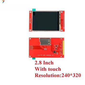 2.8 TFT Colorful with Touch Дисплей 2,4 дюйма. TFT 240х320, SPI
