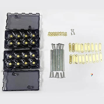 18650 2x4 Battery Holder Bracket Набір клем, тримачів та кріплення для складання блоку 8-ми акумуляторів типу 18650