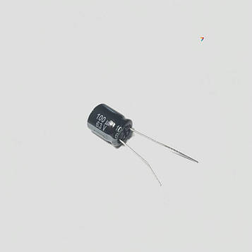 EEUFR1J101B Конденсатор: електролітичний. low ESR. 100мкФ. 63ВDC. ±20%. Імпеданс: 63мОм