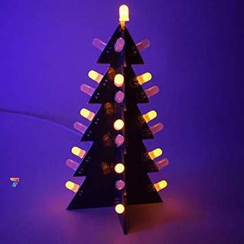 3DLED Decoration Christmas Tree Yellow Набір для самостійного складання. Різдвяна ялинка тривимірна. Колір світіння: жовтий