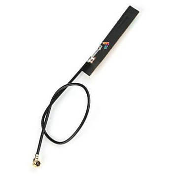 FPC Antenna/GSM/2dbi/IPEX Connector GSM / GPRS / 3G вбудовуєма антена. IPEX IPX13. Розміри: 33х8 мм. K підсил: 2 dBi. Кріплення: