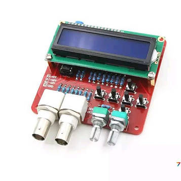 DDS-Generator-KIT Цифровий DDS генератор - набір для зборки. Частотний діапазон основного виходу (DDS) 1-65 000 Гц