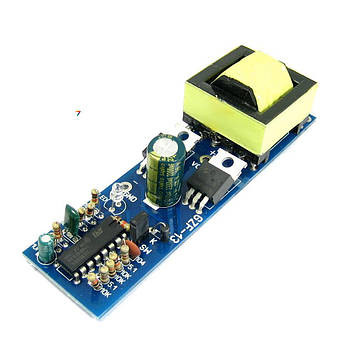 Inverter-DC12V-AC220V-V2 Перетворювач 12В (DC) - 110 / 220В (АС). 150 Ватт. Вихідний сигнал: меандр.