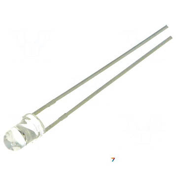OSG8HA3131A-12V LED: 3 мм: желтозеление: прозорий, 500-750мкд: 30 °: Поверхня: опукла