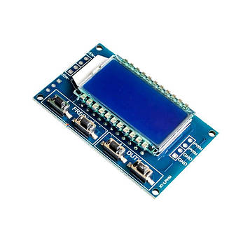Генератор Сигналов LCD Display 1 Гц - 150 KГц Двоканальний генератор прямокутних імпульсів. ШІМ. Частота: 1 Гц-150 KГц. Робоча