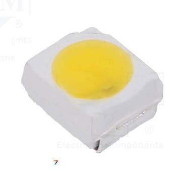 OSM5DLS1C1A-12V LED, SMD, 3528,PLCC2, белый white теплый, 750-1120мкд, 3000K, 120 С, 12В