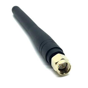 WIFI-2.4G-02-MS-108MM WIFI антенна: Частота: 2400...2500MHz. Разъем: SMA-M (папа) прямой. Длина: 108 мм