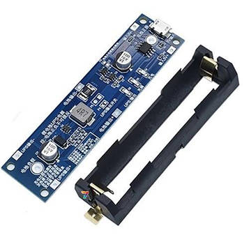 18650 Step Up 12V SMD Модуль підвищення напруги. 4 в 1. Перетворювач напруги від акумулятора 18650 (3,7) в 12 В. Зарядний