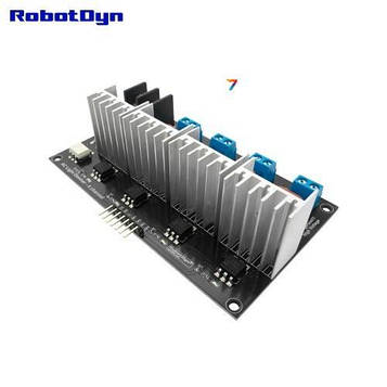 AC Light Dimmer Module 4 Channel Діммер змінного струму AC 50 / 60Гц, 220B / 110B, ШІМ (PWM), 4 канали, логіка 3.3B / 5B для