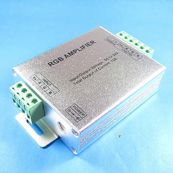 RGBAMPLIFIER-12A Призначений для посилення вихідної потужності контролерів. Струм до 12 А.