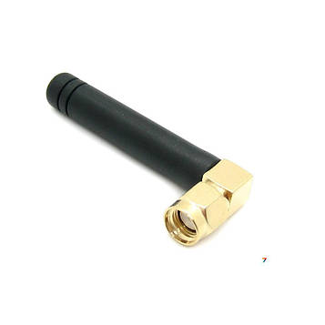 WIFI-2.4G-03-FR-50MM WIFI 2.4GHz Dipole Antenna, VSWR: ≤1.5: 1, Normal Gain: 2-3dBi, Return Loss: 17dB, Impedance: 50ohm, SMA Plug