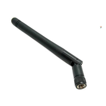 WIFI-2.4G-04-FS-108MM WIFI 2.4GHz Dipole Antenna, VSWR: ≤2.0: 1, Normal Gain: 3dBi, Return Loss: 17dB, Impedance: 50ohm, SMA Plug
