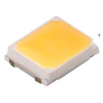 JE2835AWT-R-H40GA0000-N0000001 Світлодіод 2835: 0.5Ватт, Білий нейтральний, 4000K. 74 Лм. 120 градусів. 2.95V 150 ... 240MA