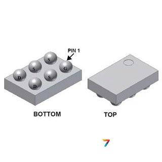BALF-SPI-01D3 РЧ фільтр, Балун, 6 виводів, 779МГц до 956МГц, Flip-Chip