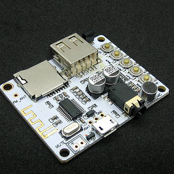 Bluetooth-MP3-Decoding Плата бездротового аудіо приймача 3.7V Micro USB TF Card Bluetooth. Стерео. FLAC WMA MP3